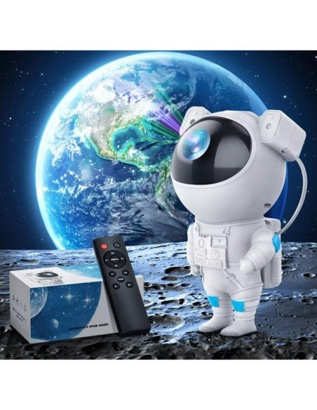 Astronaut proiector LED si laser cu proiectie stele,RGB
