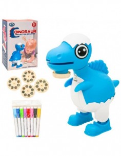 Jucarie Dinozaur cu proiector pentru desen, set 32 proiectii si
