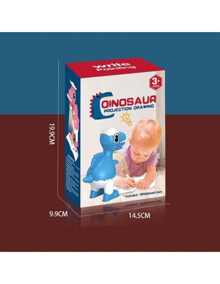 Jucarie Dinozaur cu proiector pentru desen, set 32 proiectii si