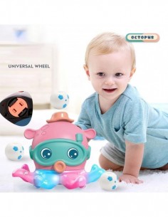 Caracatita muzicala, interactiva cu lumini, sufla mingea 2