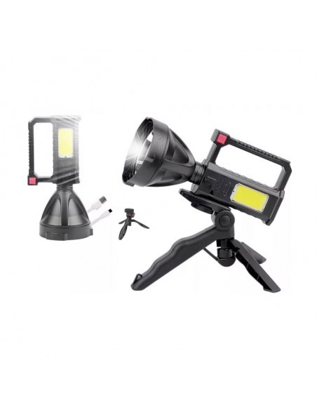 Lanterna led cu trepied, reincarcabila usb cu maner, 1200 mAh