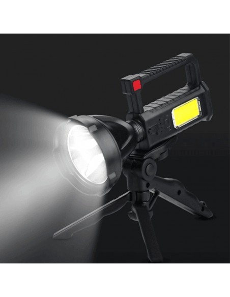 Lanterna led cu trepied, reincarcabila usb cu maner, 1200 mAh