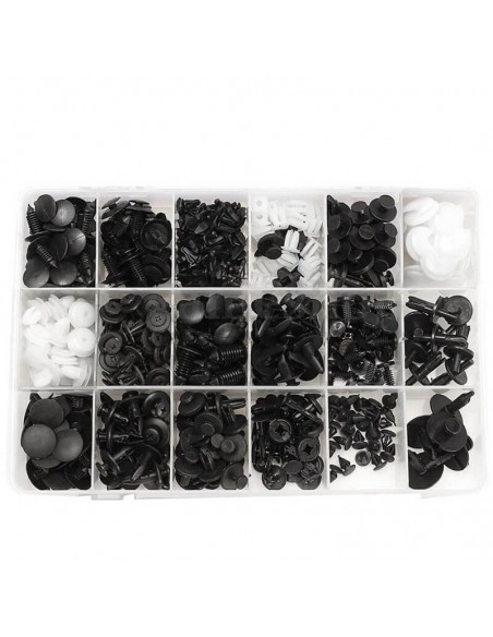 Set cleme de fixare cu 415 piese, clipsuri auto cu instrumente