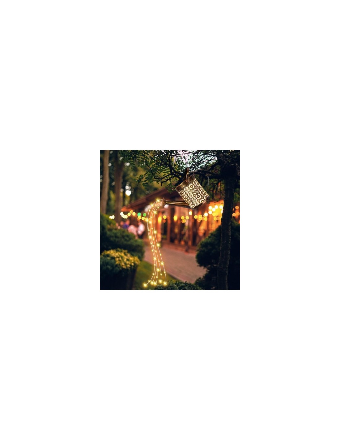 Set 2 x Stropitoare solara cu lumini pentru gradina Set 2 x Stropitoare solara cu lumini pentru gradina
