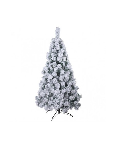 Brad artificial cu aspect nins, 150cm, deluxe, zapada, suport