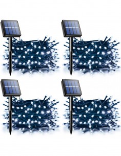 Set 4 x Instalatie solara 100 LED