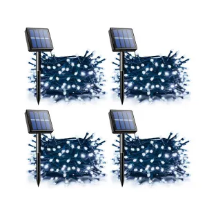 Set 4 x Instalatie solara 100 LED