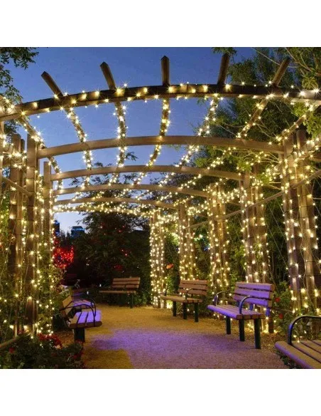 Set 4 x Instalatie solara 100 LED