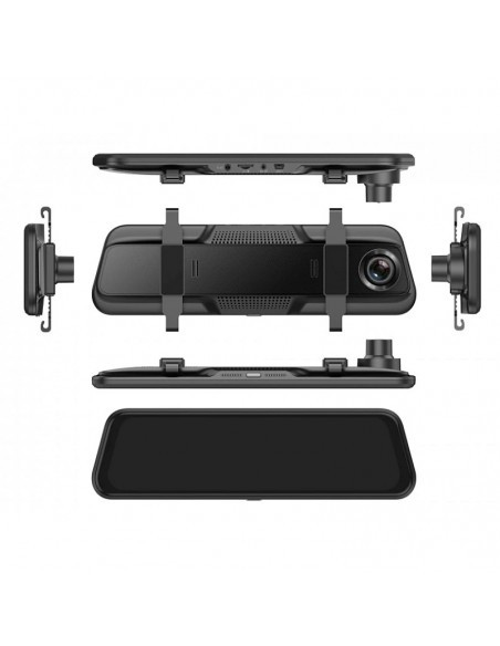 Oglinda auto cu camera fata spate 9.66 inch si cablu full