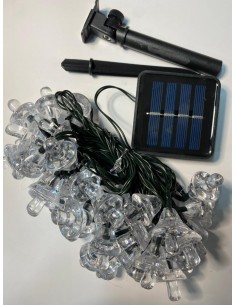 Instalatie solara ciupercute mari, 50 led, multicolor 2