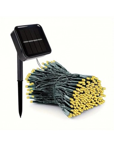Instalatie solara 300 LED cu panou solar si controler, lungime