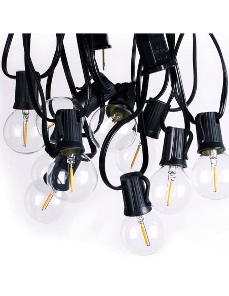 Ghirlanda luminoasa de Craciun, Exterior IP44, cu panou, 4.5 m