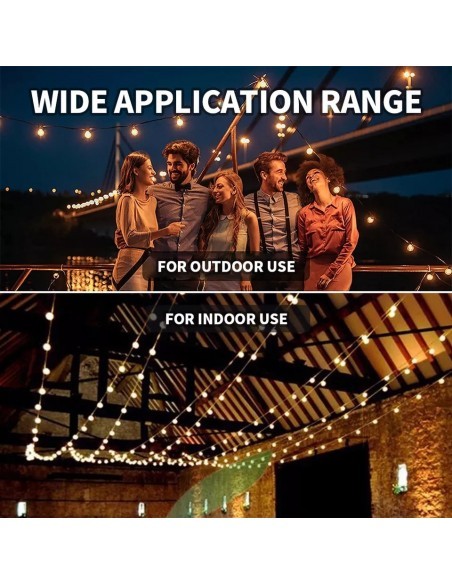 Ghirlanda luminoasa de Craciun, Exterior IP44, cu panou, 4.5 m