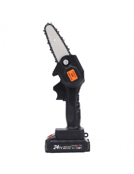 Mini fierastrau portabil,drujba electrica 24V, lama 4",cu 2