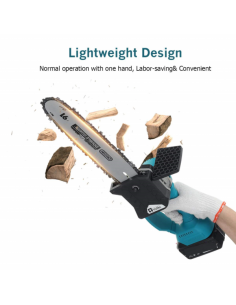 Drujbă electrică 14 inch (36cm), 1200W,DASGUT cu 2 acumulatori 2