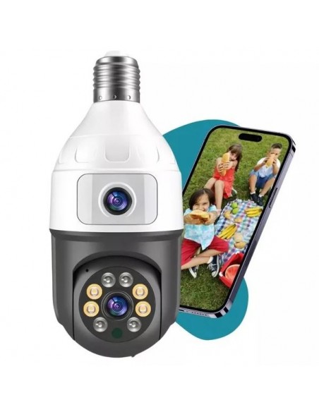 Camera dubla de supraveghere in bec, Wi-Fi Jortan, JTZ-9696