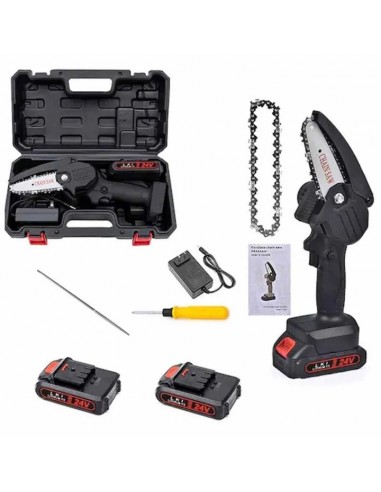 Mini fierastrau cu 2 Acumulatori, 24V, lama 4 inch Li-ion Dasgut