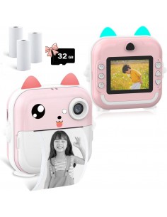 Camera foto digitala cu imprimata termica pentru copii