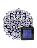 Instalatie 1000 LED cu panou solar mare, 100 M, pentru