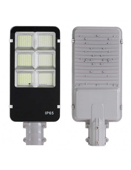 Lampa solara stradala LED cu panou fotovoltaic, suport de