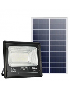 Set 2 x Proiector cu panou solar Jortan 50w, 6500k 2