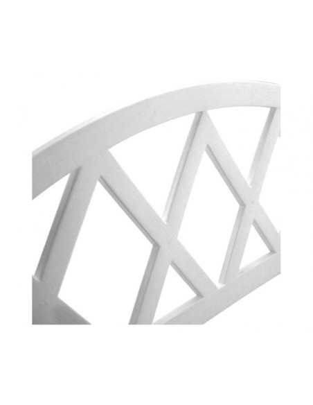 Set 10 x gard decorativ 59.5x33 cm, plastic alb