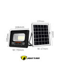 Set 2 x Proiector cu panou solar Jortan 50w, 6500k