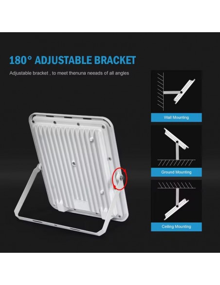 Proiector cu panou solar 800w 6000k Jortan IP66