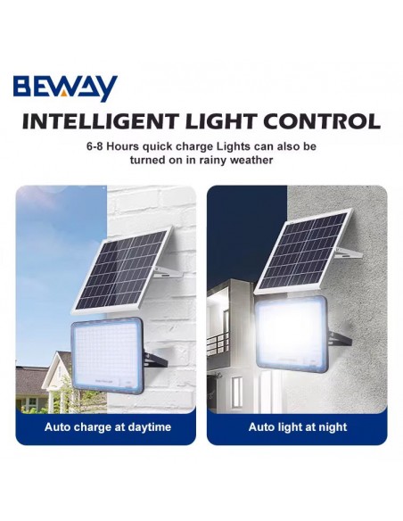 Proiector cu panou solar 800w 6000k Jortan IP66