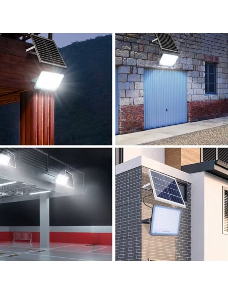 Proiector cu panou solar 800w 6000k Jortan IP66