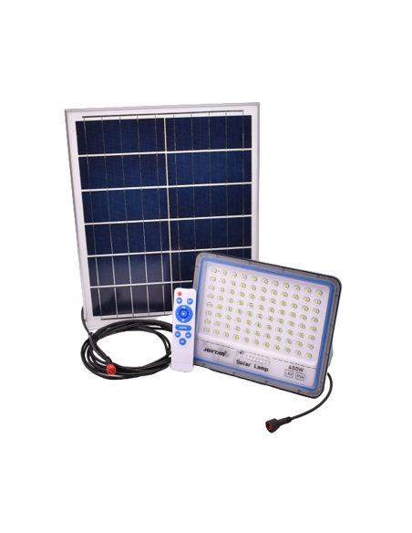 Proiector cu panou solar 800w 6000k Jortan IP66