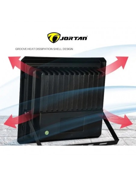 Proiector Solar Jortan IP66 cu Panou Solar Mare 100W