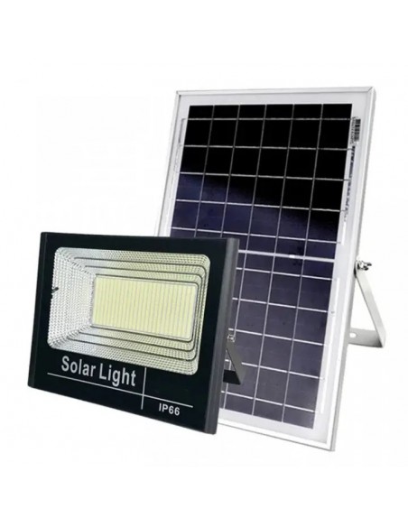 Proiector Solar Jortan IP66 cu Panou Solar Mare 100W