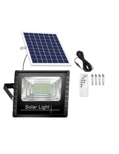 Proiector cu panou solar Jortan IP66, 200W, cu telecomanda 2