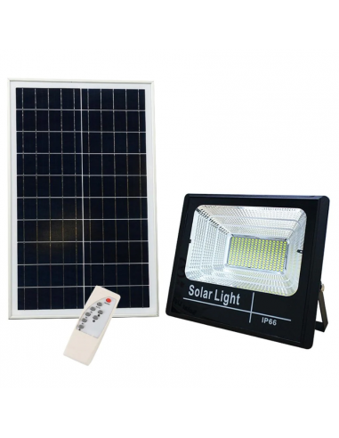 Proiector LED Solar 50W, Panou XL, 49 LED SMD, IP66, Jortan