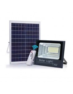 Proiector Led 1200w cu panou solar Jortan IP67 cu telecomanda 2