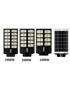 Lampa solara Jortan, dubla 1600/2000/2400W, cu Telecomanda si 2