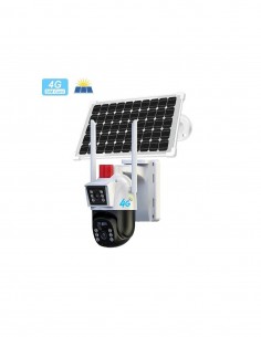 Camera de supraveghere solara dubla, cu SIM 4G,Dasgut, 6mp 2