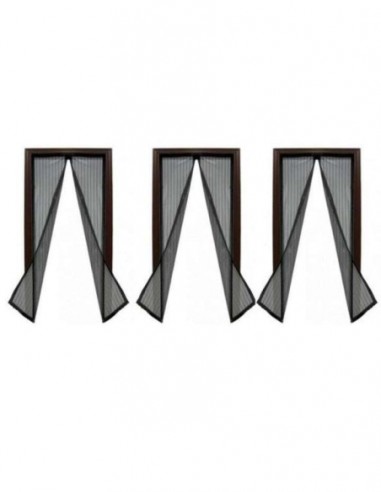 Set 3 perdele magnetice 190x100 cm