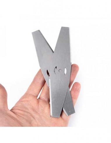 Set 2x lame metalice pentru motocoasa