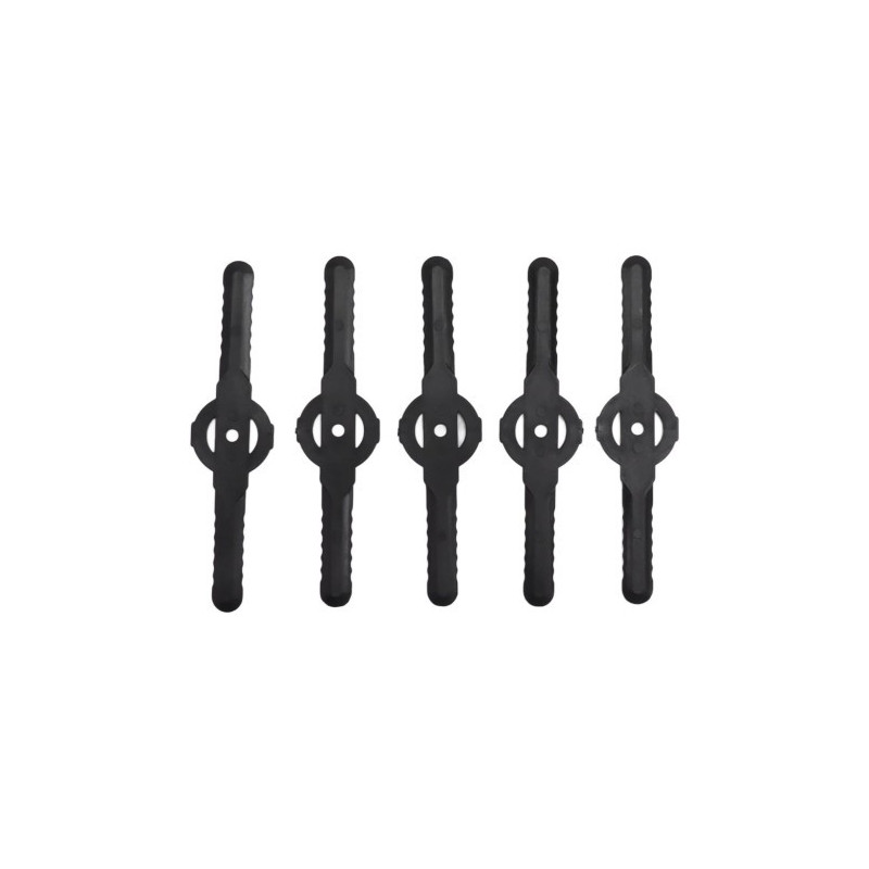 Set 5 x lama pentru motocoasa din plastic culoare negru