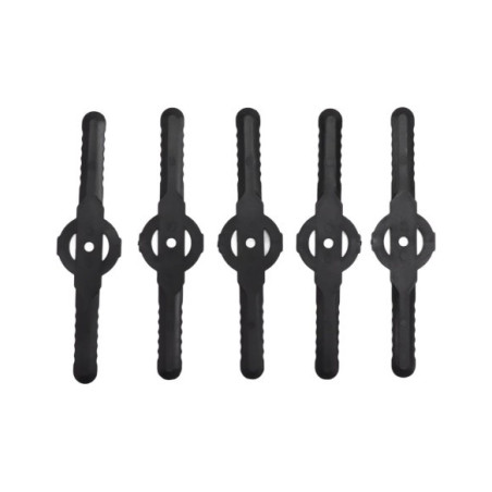 Set 5 x lama pentru motocoasa din plastic culoare negru