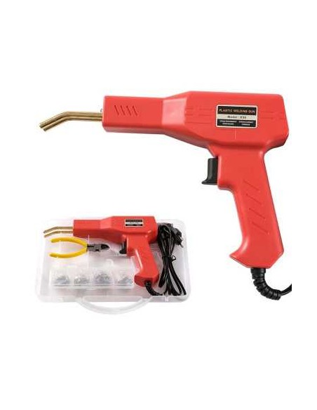 Pistol de lipit si sudat plastic, 50w + 200 sarmulite ondulate