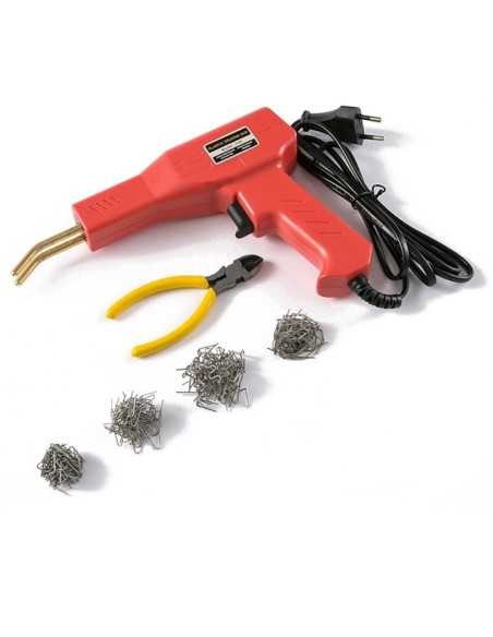 Pistol de lipit si sudat plastic, 50w + 200 sarmulite ondulate