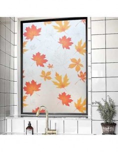 Folie autoadeziva geam, frunze aramii, 45 x 500 cm 2