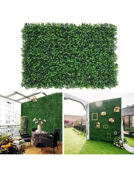 Set 5 x Gard artificial cu frunze din Cisimir 60x40 cm