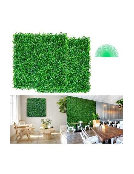 Set 5 x Gard artificial cu frunze din Cisimir 60x40 cm