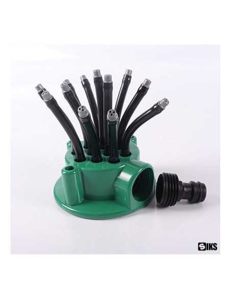 Furtun de grădină extensibil 60 m cu pistol de stropit și