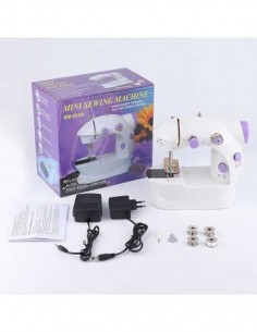 Mini masina de cusut portabila cu pedala + accesorii cu 2