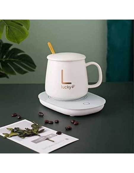 Cană Inteligentă cu Încălzire și Linguriță – 400 ml, Păstrează